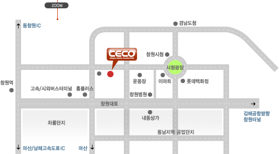 CECO 주변 교통관련 지도 안내3